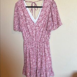 Rebecca Minkoff Pink Floral Mini Dress